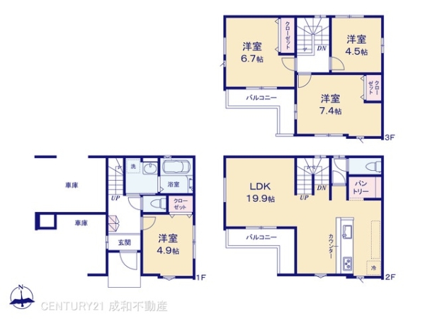 名古屋市北区柳原１丁目の新築一戸建