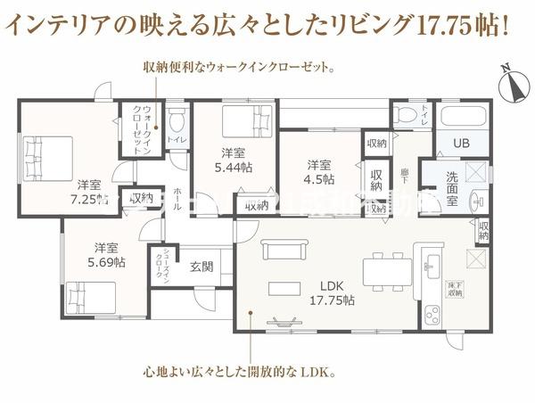 稲沢市平和町法立北瀬古の新築一戸建