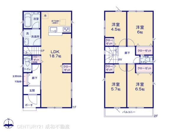 春日井市高蔵寺町北１丁目の新築一戸建