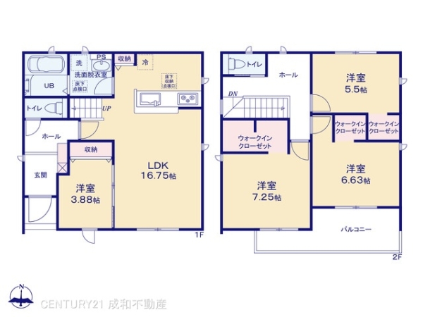 名古屋市北区楠３丁目の新築一戸建