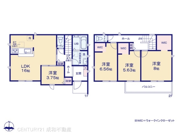名古屋市北区楠３丁目の新築一戸建
