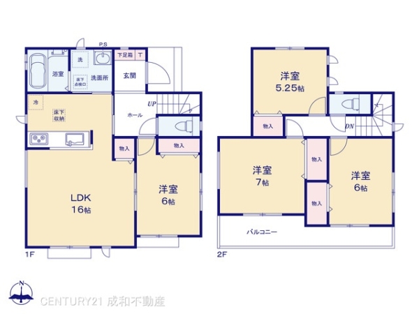 一宮市浅井町小日比野字上牧の新築一戸建