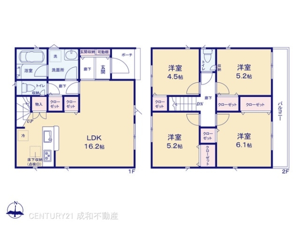名古屋市中川区中野新町３丁目の新築一戸建