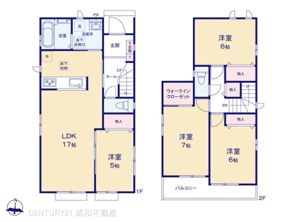 あま市上萱津北ノ川の新築一戸建