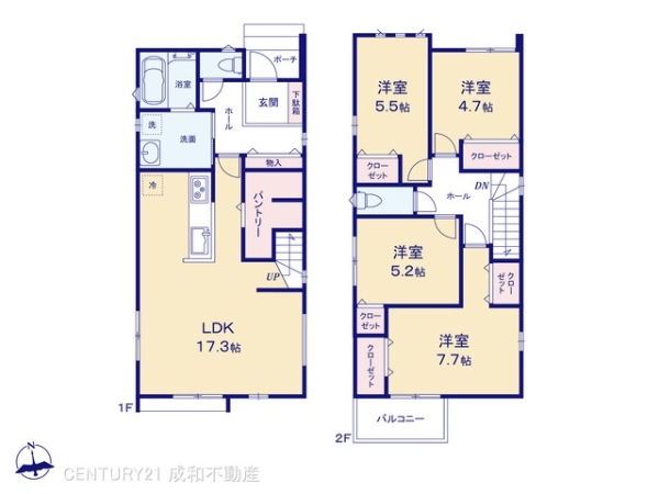 名古屋市北区福徳町５丁目の新築一戸建