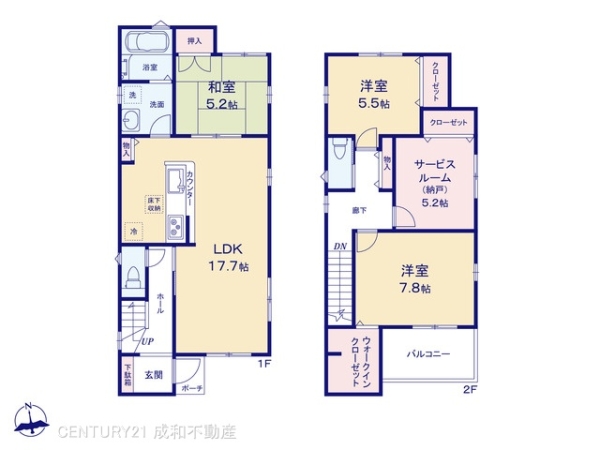 名古屋市北区福徳町５丁目の新築一戸建