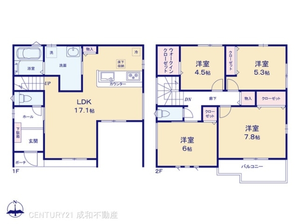 春日井市高蔵寺町２丁目の新築一戸建
