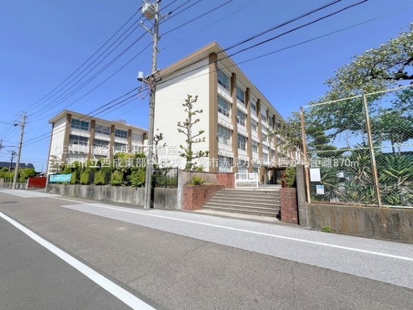 一宮市大赤見字神明東の新築一戸建(一宮市立西成東部中学校)