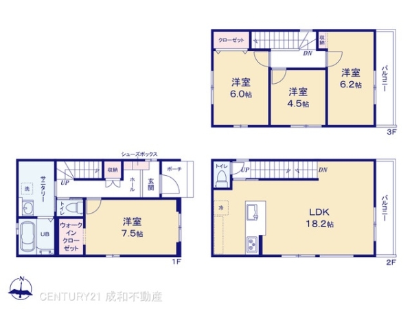 名古屋市瑞穂区雁道町１丁目の新築一戸建