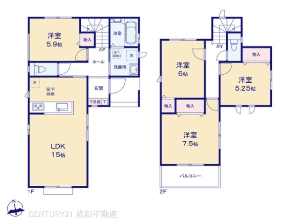 岡崎市福岡町字南御坊山の新築一戸建