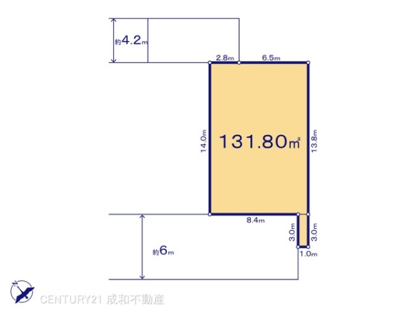 岡崎市矢作町字猫田の土地