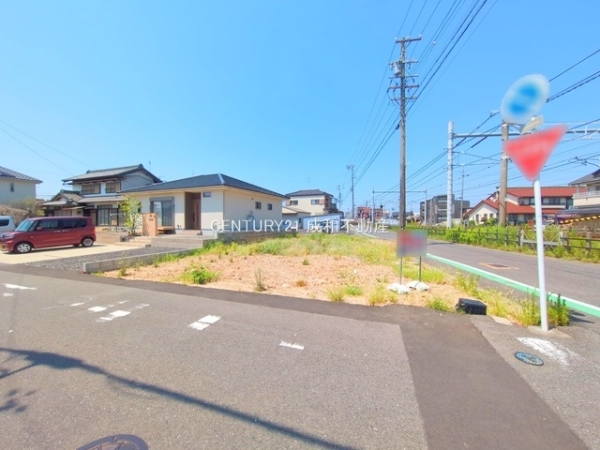 一宮市木曽川町黒田三ノ通りの土地(現地土地写真)
