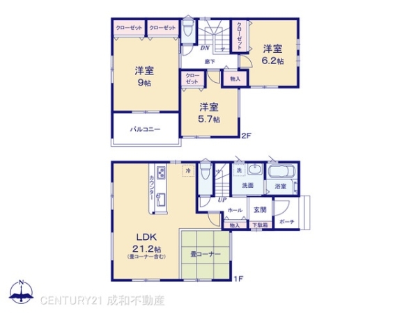 春日井市坂下町５丁目の新築一戸建