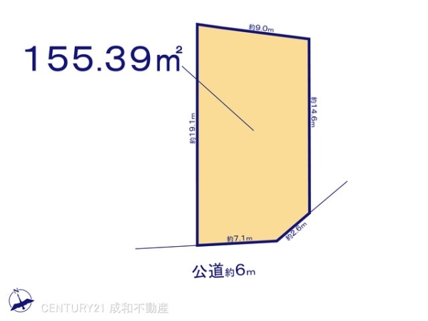 春日井市大留町6丁目の土地(間取り)