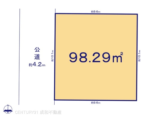 名古屋市北区西味鋺３丁目の売土地