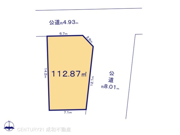 名古屋市北区六が池町の売土地