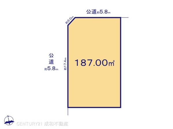 名古屋市中川区戸田明正2丁目の売土地