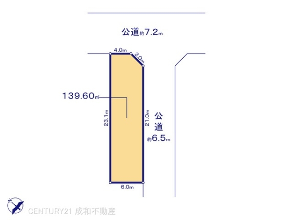 岡崎市中島町字町後の売土地