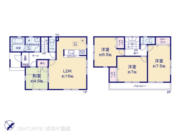岡崎市上地町字宝六の中古一戸建て