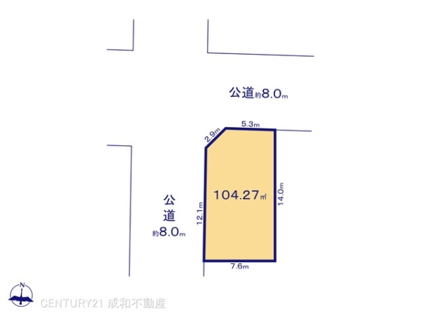 名古屋市中川区西伏屋３丁目の売土地