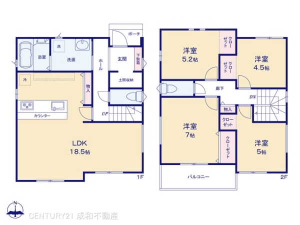 北名古屋市六ツ師松葉の新築一戸建