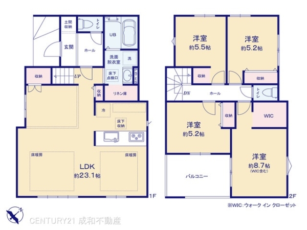 名古屋市名東区西里町３丁目の新築一戸建