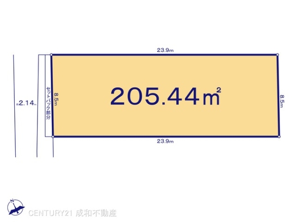 西尾市楠村町北側の売土地