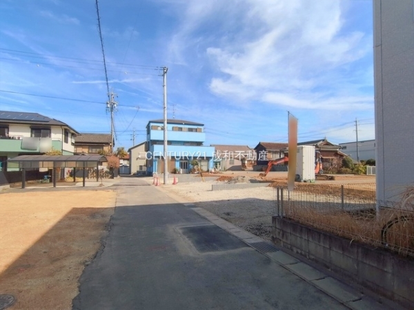 西尾市楠村町北側の売土地