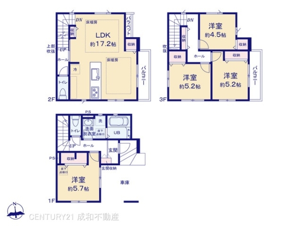 名古屋市昭和区長戸町６丁目の新築一戸建