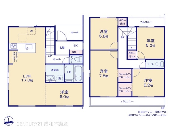 一宮市木曽川町黒田字北野黒の新築一戸建