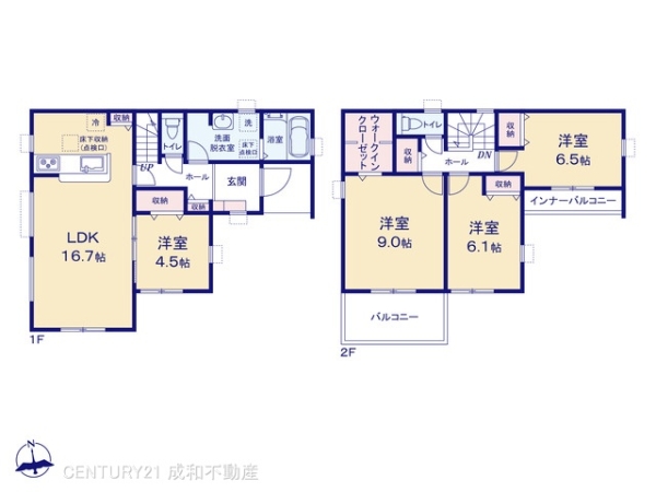 一宮市萩原町西御堂の新築一戸建