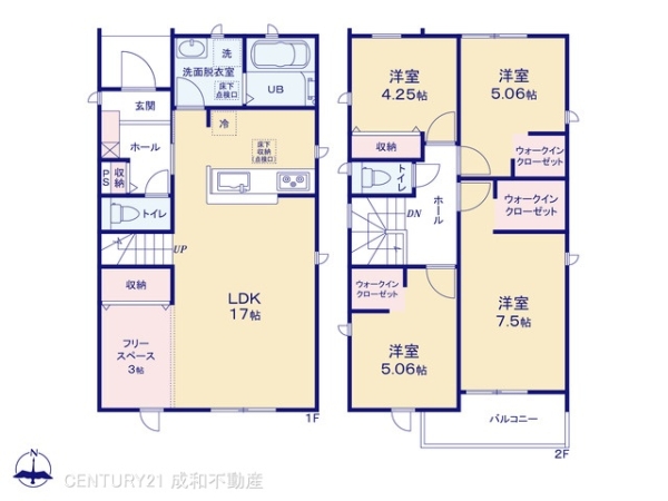 名古屋市北区楠３丁目の新築一戸建