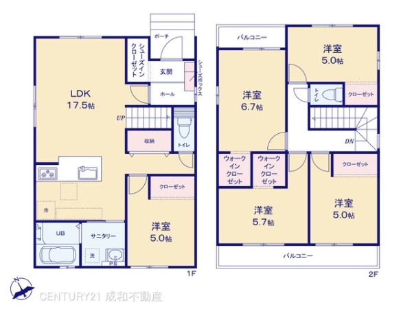 岡崎市六名南２丁目の新築一戸建