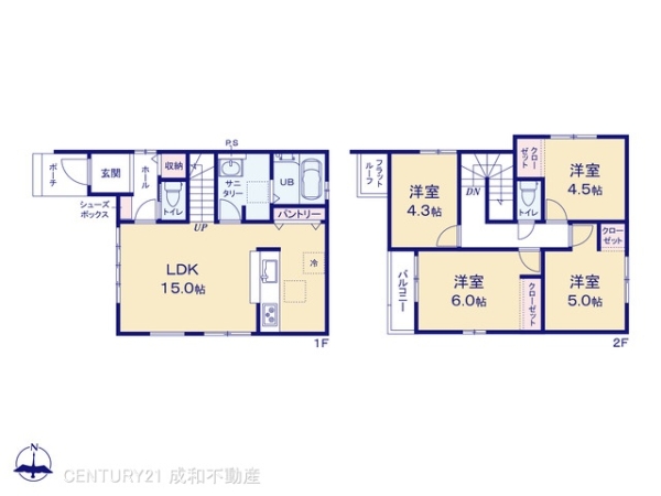名古屋市守山区小幡２丁目の新築一戸建