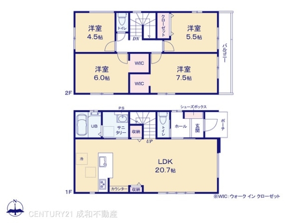 北名古屋市鹿田南蒲屋敷の新築一戸建