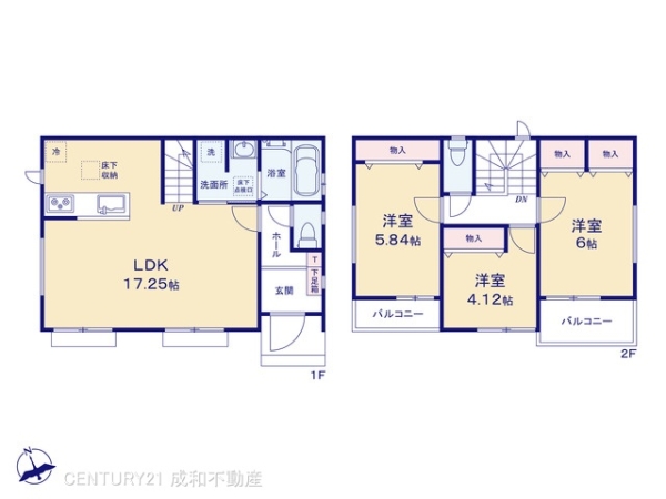 名古屋市西区枇杷島５丁目の新築一戸建