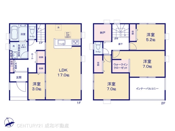 あま市木田西山の新築一戸建
