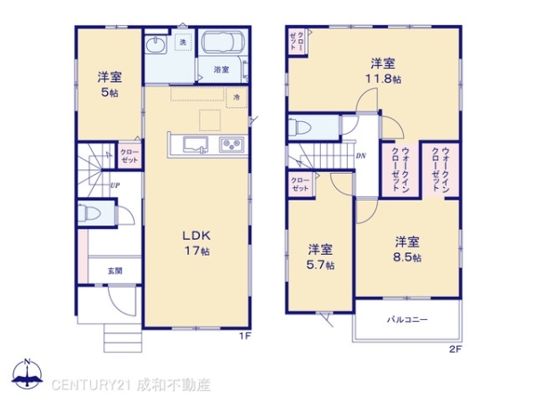 春日井市下条町３丁目の新築一戸建