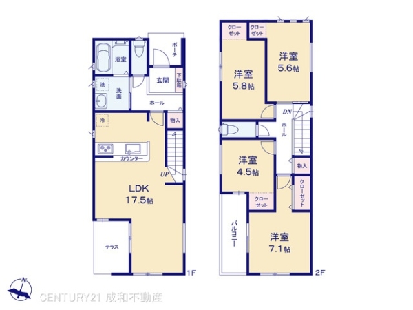 春日井市林島町４丁目の新築一戸建