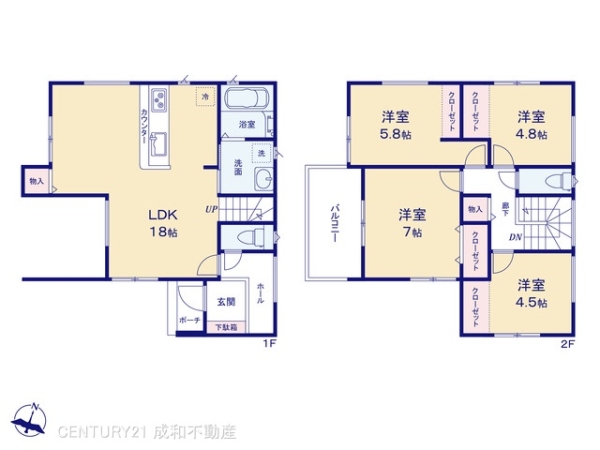 春日井市林島町４丁目の新築一戸建
