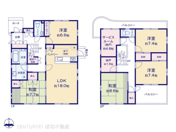 北名古屋市六ツ師町田の中古一戸建