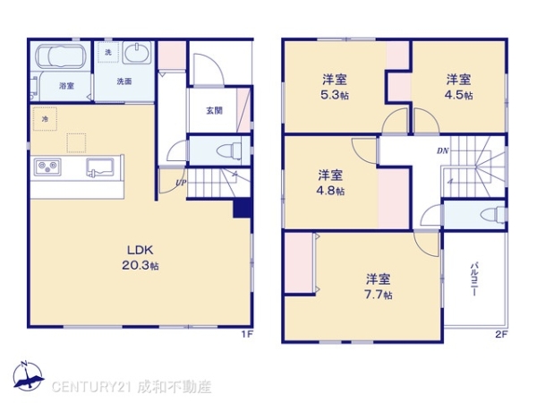 小牧市中央３丁目の新築一戸建