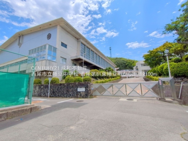 西尾市東幡豆町本郷の新築一戸建(西尾市立幡豆中学校)