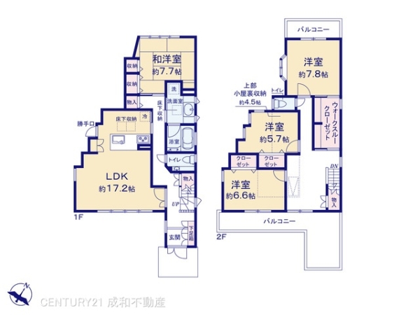 名古屋市瑞穂区東栄町８丁目の中古一戸建