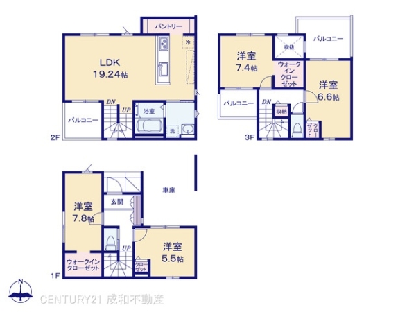 名古屋市熱田区三番町の新築一戸建