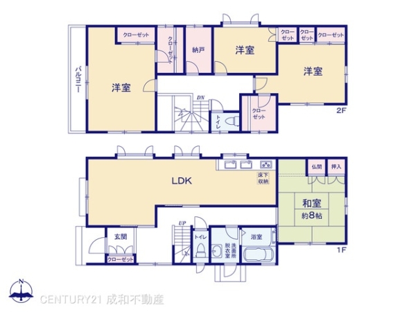 北名古屋市鹿田清水の中古一戸建