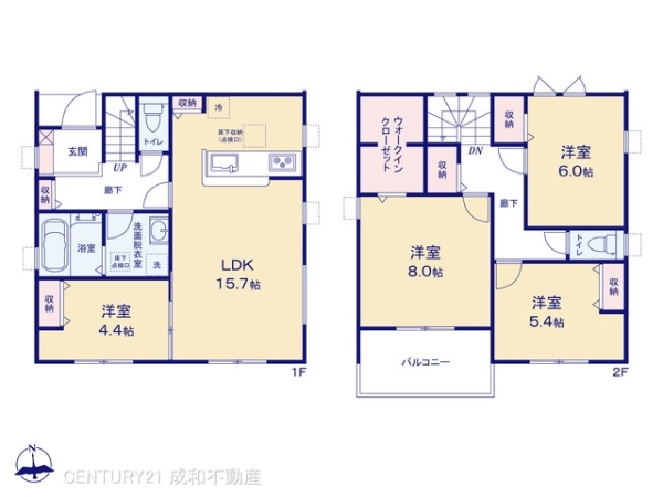 一宮市浅野字長島の新築一戸建