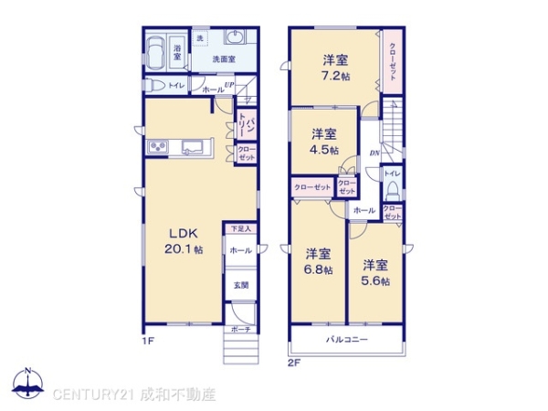 春日井市白山町６丁目の新築一戸建