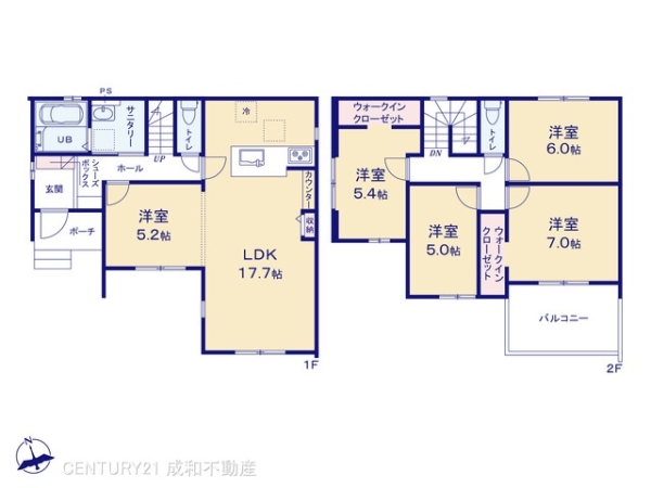 名古屋市中川区万場１丁目の新築一戸建