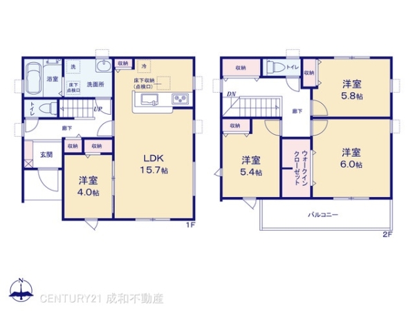 名古屋市中川区下之一色町字宮分の新築一戸建
